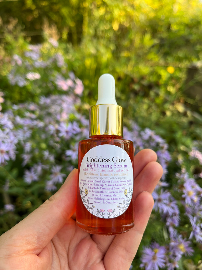 Goddess Glow~Brightening Beauty Serum with Bakuchiol (natural retinol alternative)