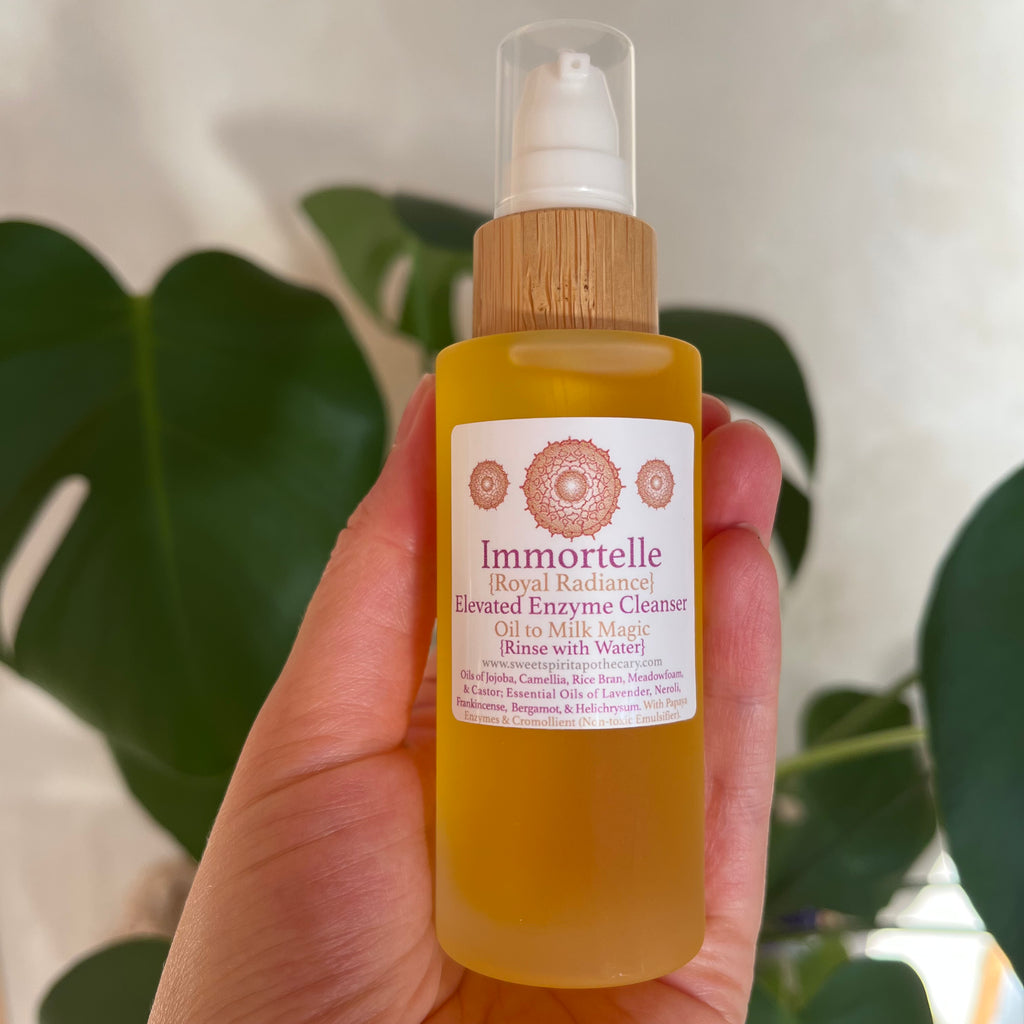 Immortelle~Elevated Enzyme Cleanser {Oil to Milk Magic!}