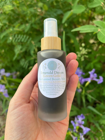 Emerald Dream~Enchanted Beauty Mist✨ with Centella, Green Coffee Bean, Bakuchiol, Olive leaf and more!