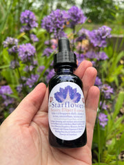 Starflower~Sacred (Blue Lotus, Goji, Mulberry) Beauty Elixir with flower and gem Essences