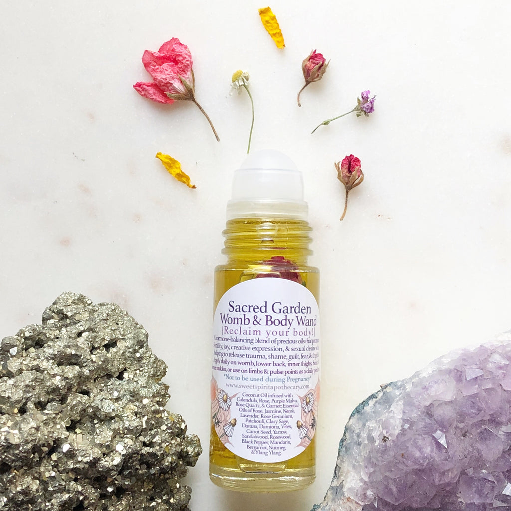 Sacred Garden-Womb Wand ✨✨✨Ritual Roller
