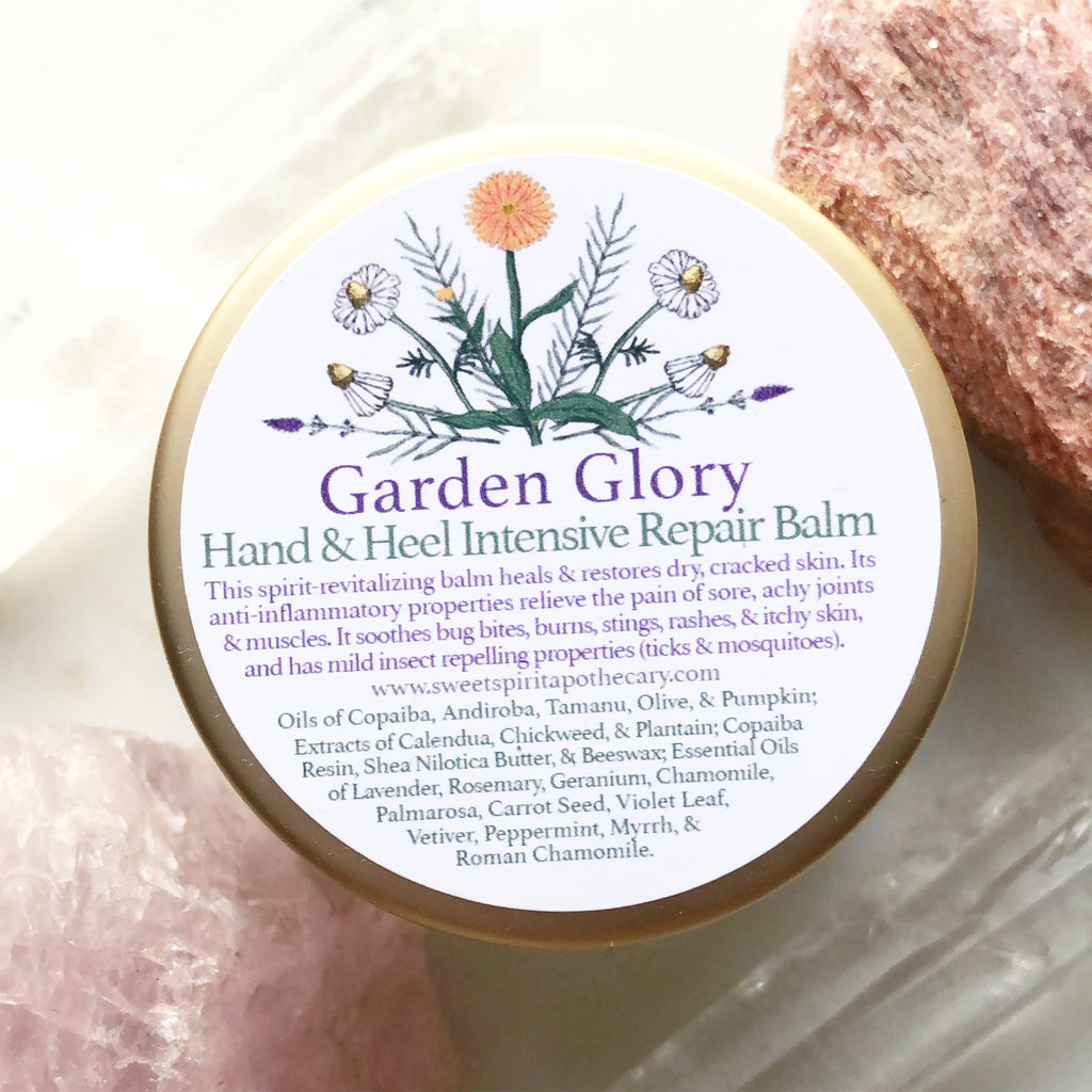 Garden Glory~ A healing hand and heel balm made especially for gardeners!