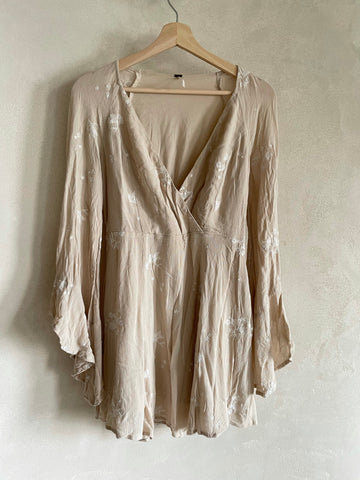 Free People ~ Embroidered tunic/mini dress