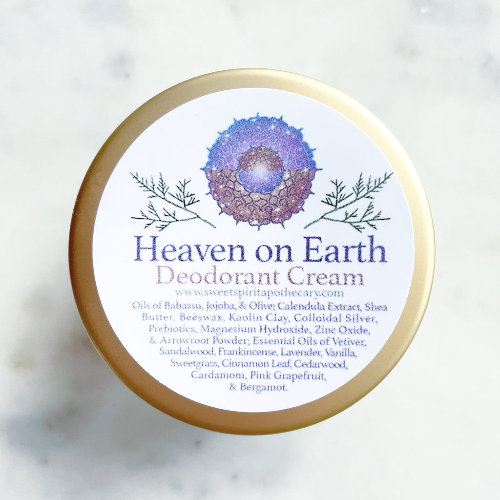Heaven on Earth~Deodorant Cream (smells like deep bliss)