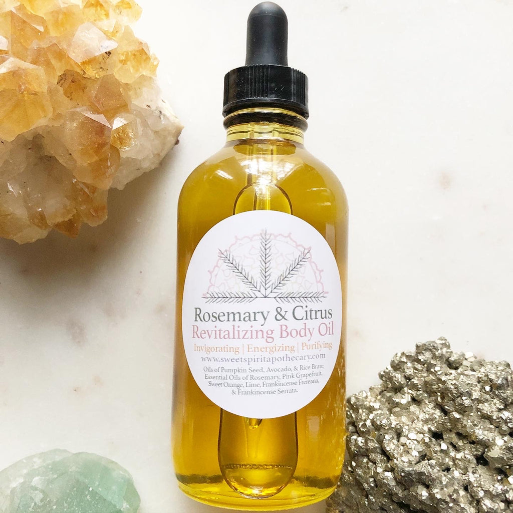Rosemary and Citrus~ Revitalizing Body Oil