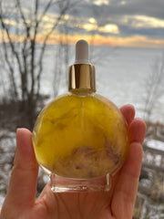 Shimmering Stardust~Evening Anointing Oil/Beauty Serum~with precious white and blue lotus, frankincense, jasmine, vanilla and Vetiver