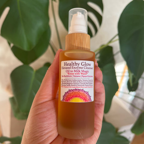 Healthy Glow~Elevated Enzyme Cleansing Oil~ new formula! {Oil to milk magic!}