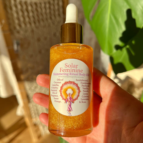 Solar Feminine~Shimmering Ritual Body Oil
