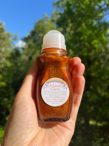 Island Glow~Bronzing Body Wand~promotes collagen, heals skin, boosts radiance, extends tan