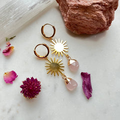 Light and Love~Huggie Earrings