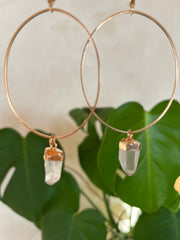 Big Hoop Huggies~Lemurian Seed