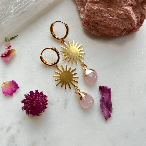 Light and Love~Huggie Earrings