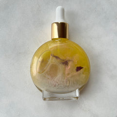 Shimmering Stardust~Evening Anointing Oil/Beauty Serum~with precious white and blue lotus, frankincense, jasmine, vanilla and Vetiver