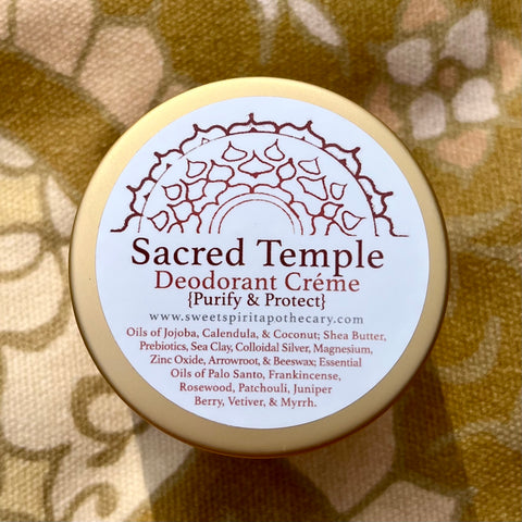 Sacred Temple~ Deodorant Cream