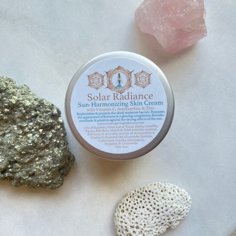 Solar Radiance~Sun Harmonizing Face Cream with Zinc, Vitamin C and Astaxanthin