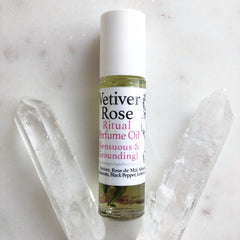 Vetiver Rose - Perfume Oil Roll On