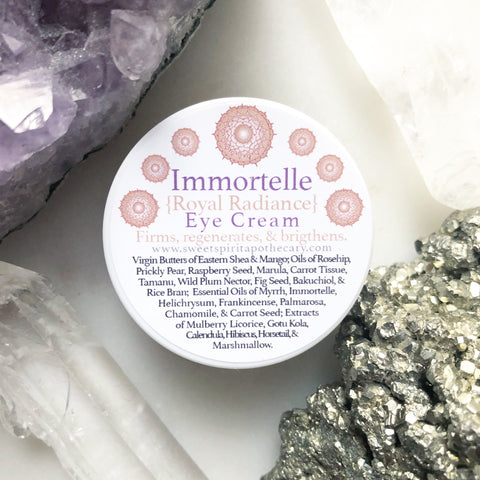 Immortelle~Eye Cream~ with Bakuchiol (Natural, SAFE, Retinol Alternative)
