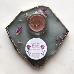 Radiant Heart~ Sparkling Perfume Balm~Rose and Frangipani