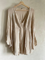 Free People ~ Embroidered tunic/mini dress