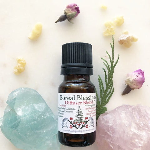 Boreal Blessings~ Diffuser Blend~ grounding, energetically purifying, and heart opening