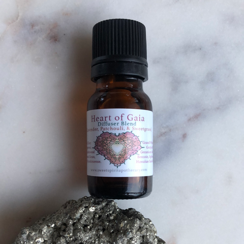 Heart of Gaia~ Diffuser Blend~ Lavender, Patchouli, Sweet Grass