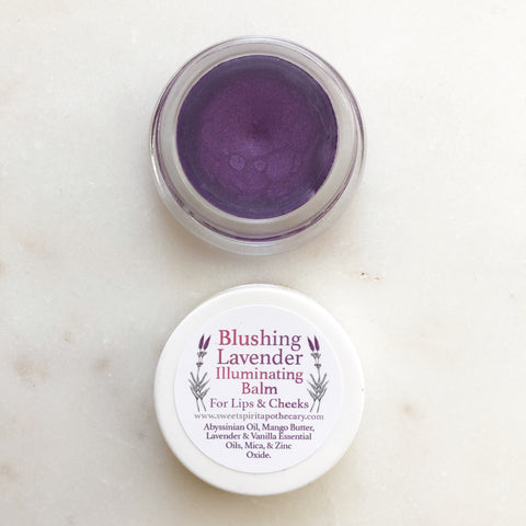 Blushing Lavender~Illuminating Balm~for Lips, Cheeks, and Eyes