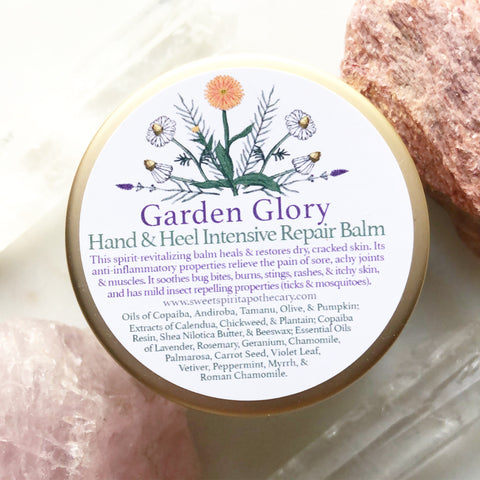 Garden Glory~ A healing hand and heel balm made especially for gardeners!