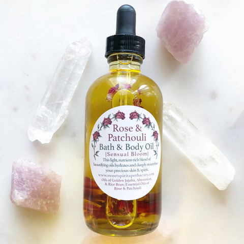 Rose and Patchouli Body Oil