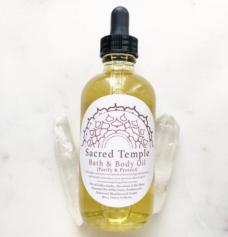Sacred Temple~Bath and Body Oil~Purify and Protect