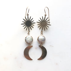 Celestial Pearl Earrings