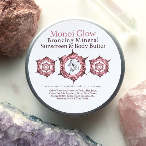 Monoi Glow~ Bronzing Sunscreen and Body Butter