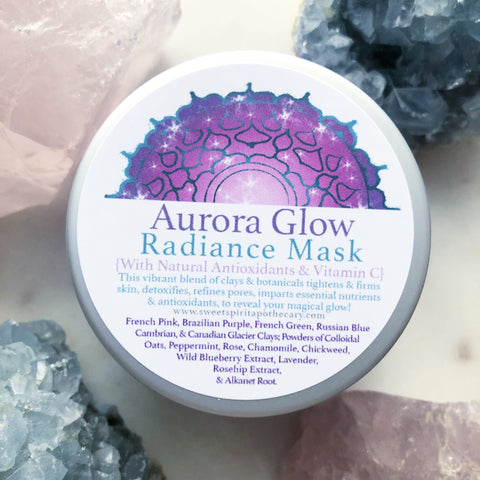 Aurora Glow~Radiance {Cooling} Mask~ with beautifying clays, natural vitamin C, and antioxidants