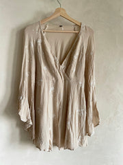 Free People ~ Embroidered tunic/mini dress