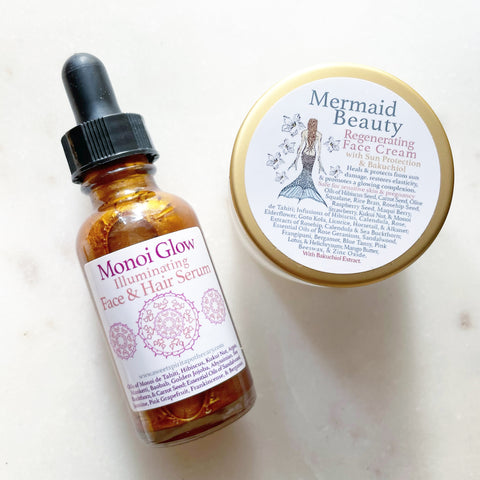 Mermaid Glow~  beauty bronzing duo with sun protection!