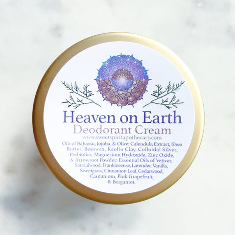 Heaven on Earth~Deodorant Cream (smells like deep bliss)