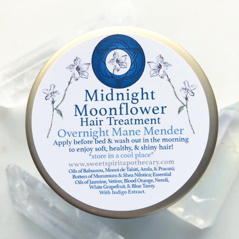 Midnight Moonflower~ Overnight Mane Mender~ Deep Repair Hair Treatment for Summer!