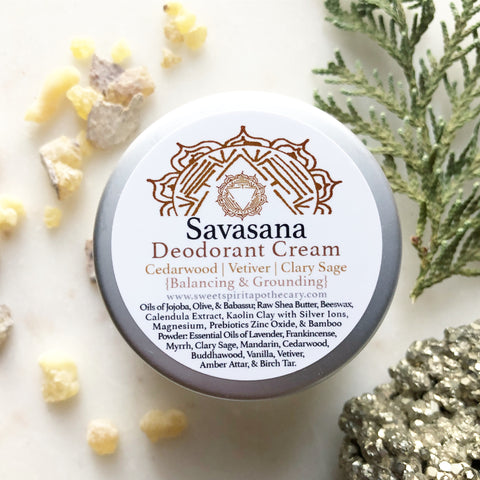 Savasana-Deodorant Cream~Balancing and Grounding
