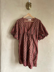 Kingascilla Block Print Dress