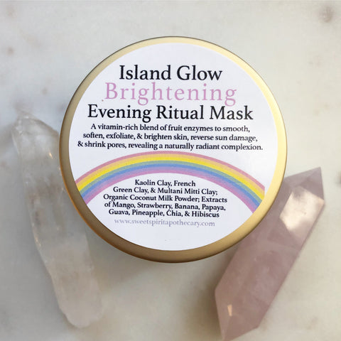Island Glow -Vitamin C~ Brightening-Exfoliating Enzyme~Evening Ritual Mask