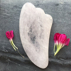 Rose Quartz Gua Sha (Chinese skin scraping tool)