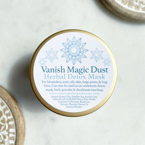 Vanish~Magic Dust~ detox mask and exfoliating dust
