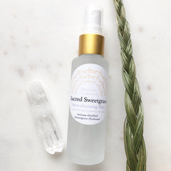 Sacred Sweetgrass~Artisan Distilled~Aura Cleansing Mist