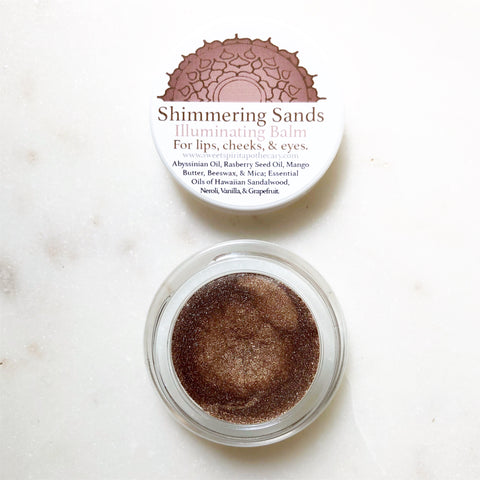 Shimmering Sands~Illuminating Balm~ for lips, cheeks, and eyes