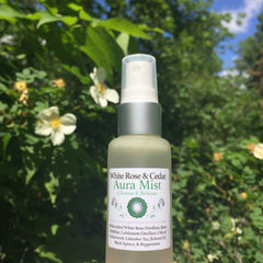 White Rose and Cedar - Aura Cleansing Mist/Precious Perfume