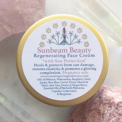 Sunbeam Beauty~ Regenerating Face Cream~ with Sun protection!