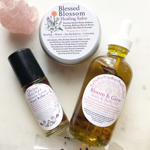 Divine Mother Kit~ Gift package for mothers ( pregnancy and breastfeeding safe!)