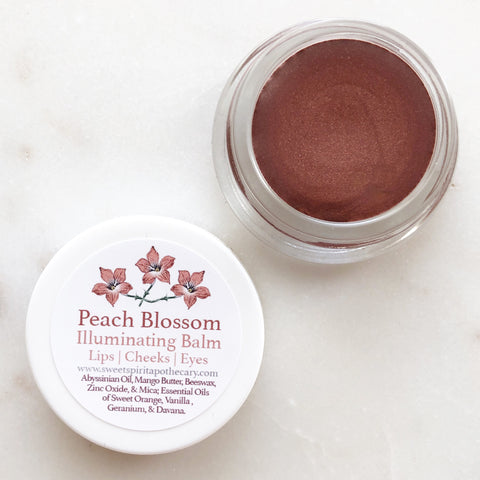 Peach Blossom~Illuminating Balm~ Lips, Cheeks, Eyes